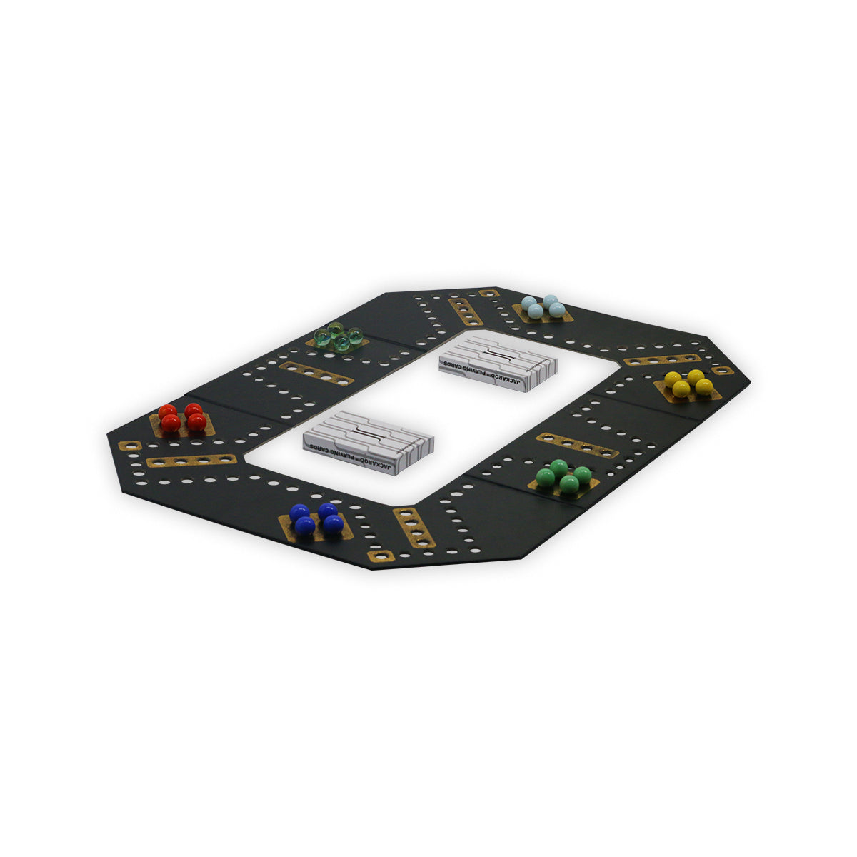 JACKAROO™️ LITE 6 player Black leather