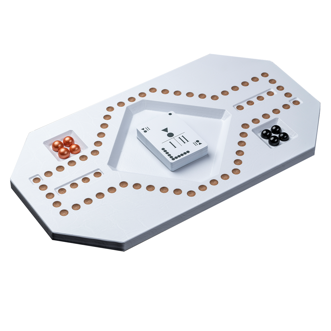 JACKAROO™️ 2 Player White Leather