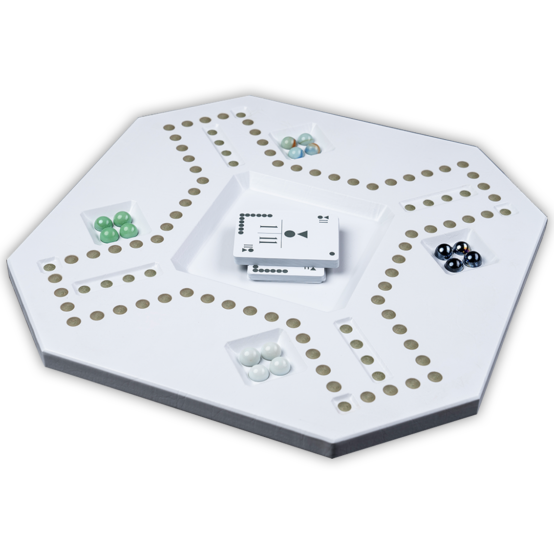 JACKAROO™️ 4 Player White Leather