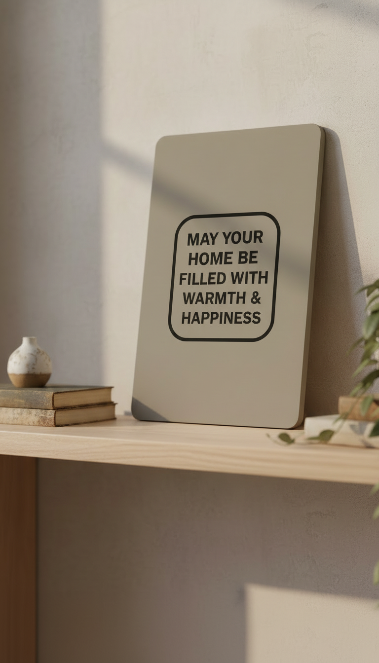 Housewarming & New Beginnings – The First Piece That Feels Like Home