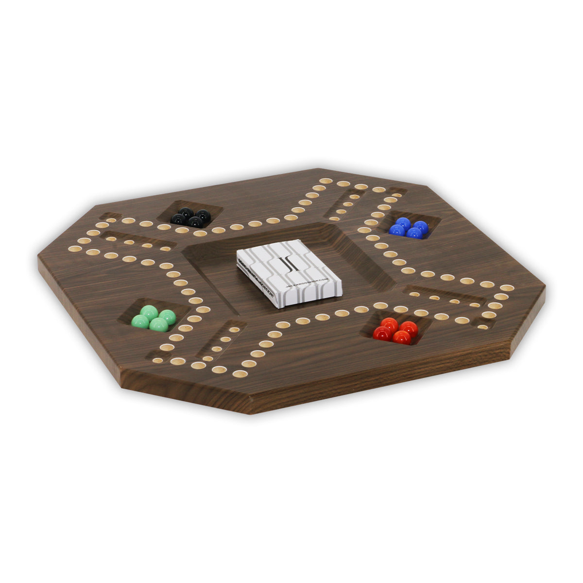 JACKAROO™ 4 Player Walnut Wood